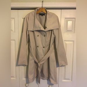 Antonio Melani Belted Trench Coat Size Large